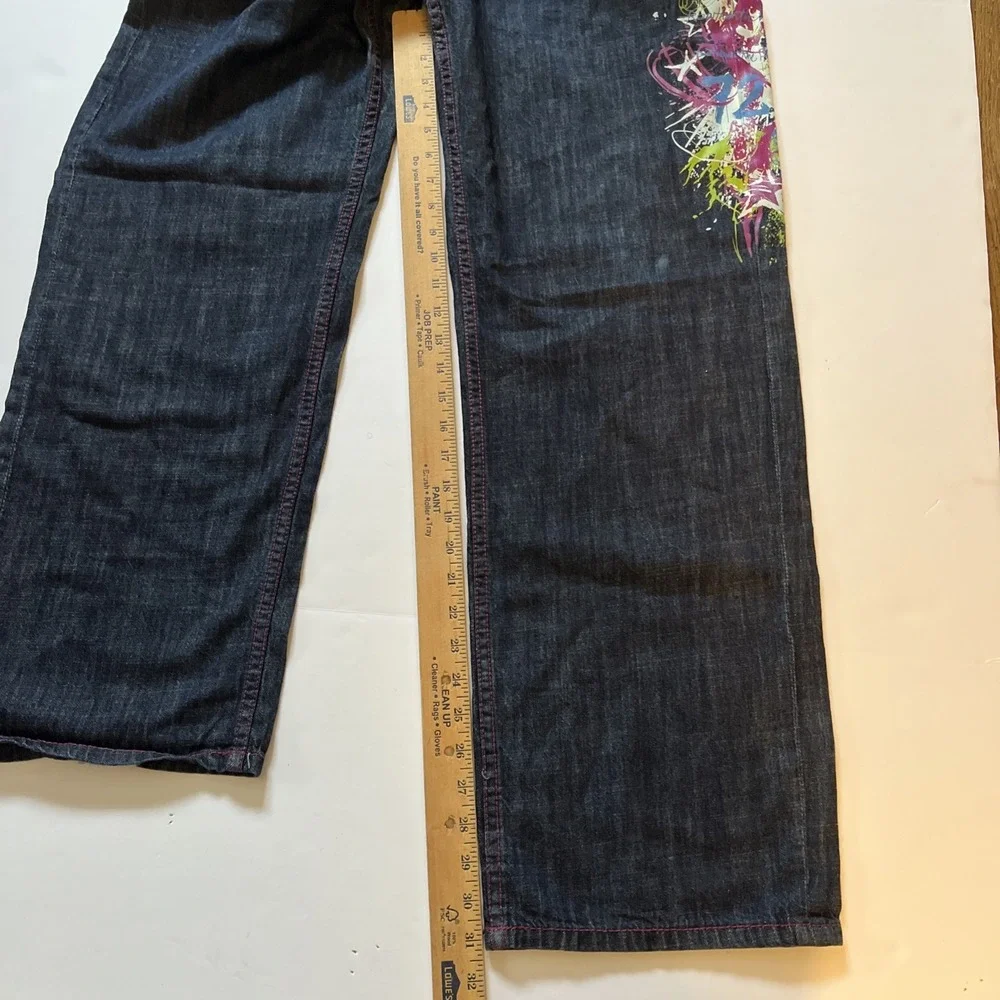 Ecko Unlimited Baggy Fit Jeans Skater Skateboard Mens 36 Vintage Y2K Street Wear